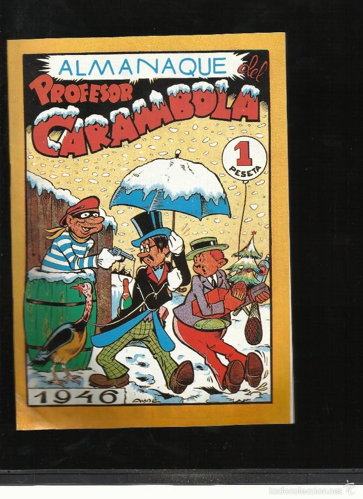 Tebeos: ALMANAQUE PROFESOR CARAMBOLA 1946 - Foto 1