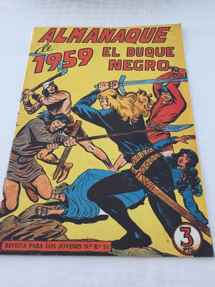 Tebeos: Almanaque el duque negro 1959 - Foto 1