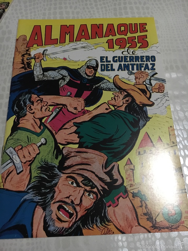 Tebeos: El guerrero del antifaz almanaque 1955 - Foto 1