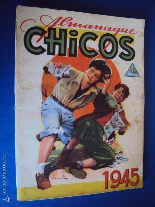 Tebeos: (COM-1711)CHICOS - ALMANAQUE ORIGINAL 1945 - Foto 1