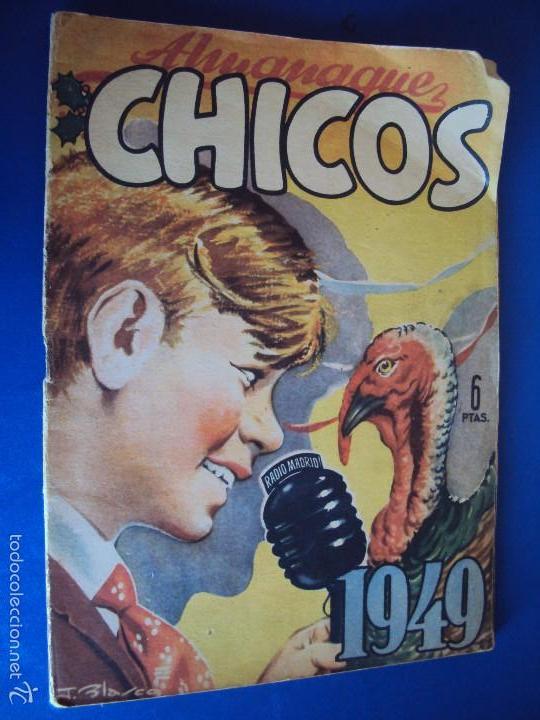 Tebeos: (COM-1710)CHICOS - ALMANAQUE ORIGINAL 1949 - Foto 1