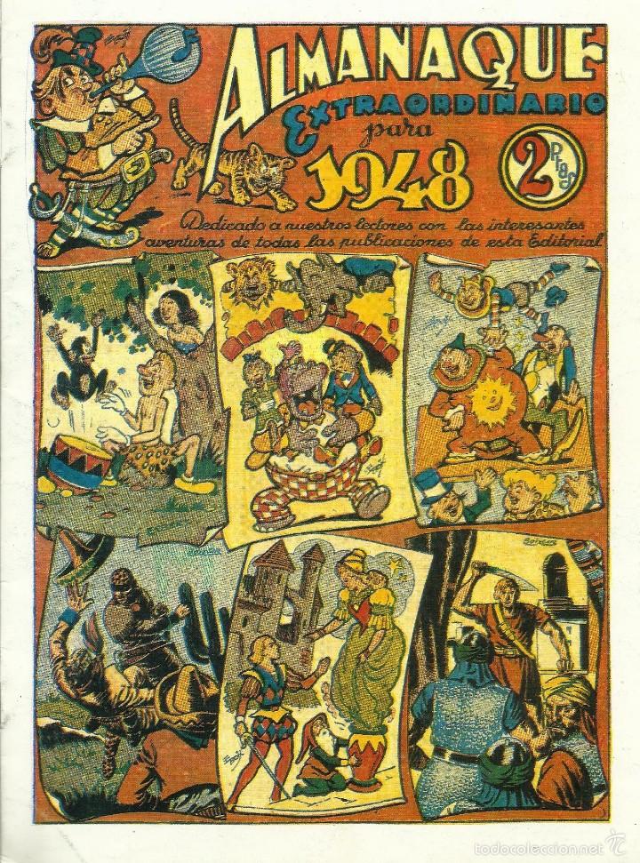 Tebeos: ALMANAQUE EXTRAORDINARIO 1948 - Foto 1
