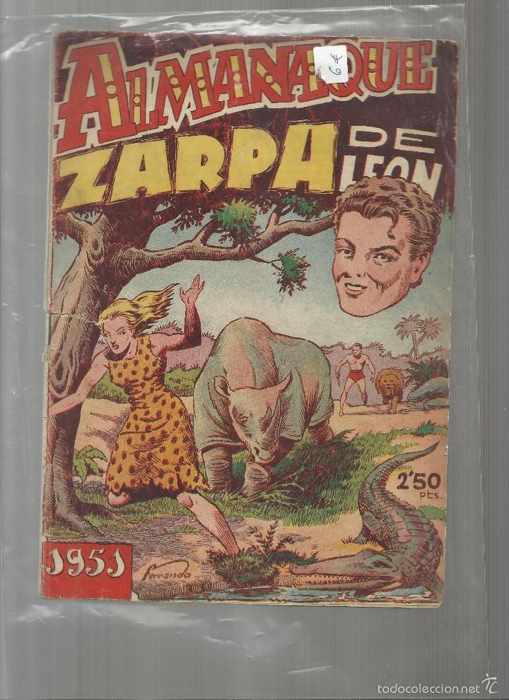 Tebeos: ALMANAQUE ZARPA DE LEON 1951 - Foto 1