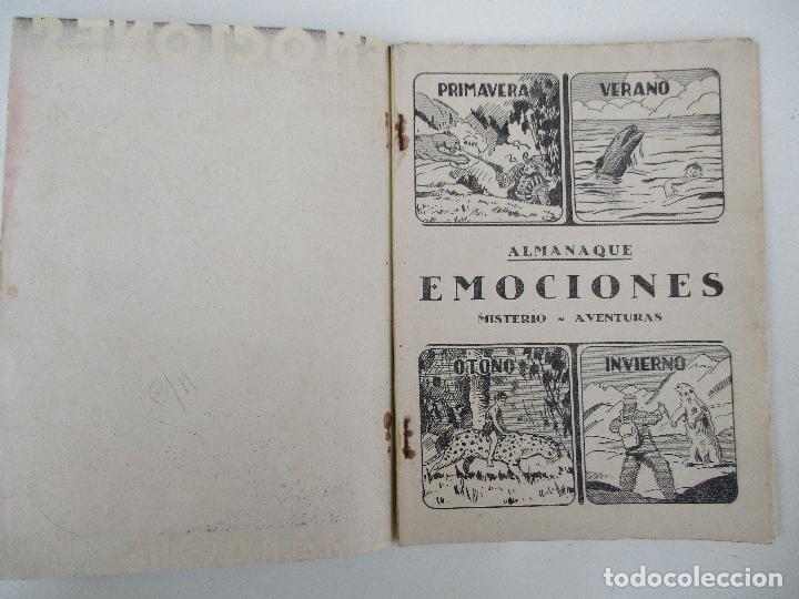Tebeos: ALMANAQUE EMOCIONES. ORIGINAL. - Foto 2