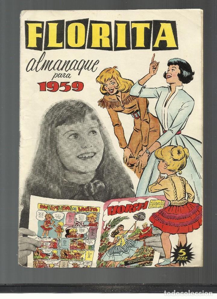 Tebeos: ALMANAQUE FLORITA 1959 - Foto 1