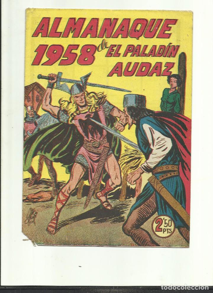 Tebeos: ALMANAQUE DE EL PALADIN AUDAZ 1958 - Foto 1