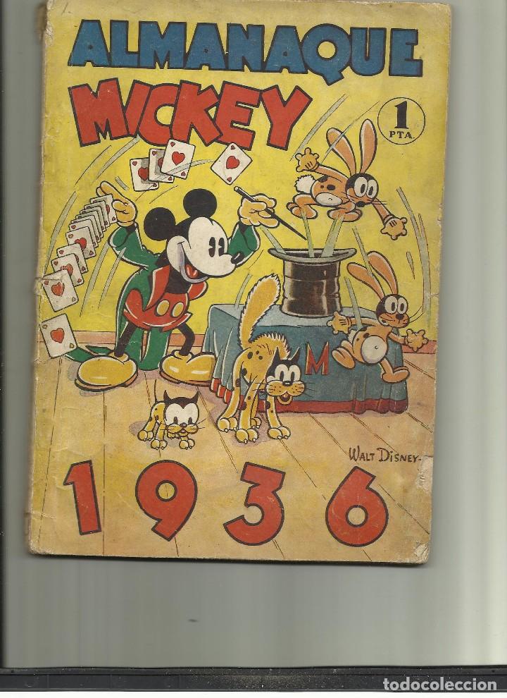 Tebeos: ALMANAQUE DE MICKEY 1936 - Foto 1