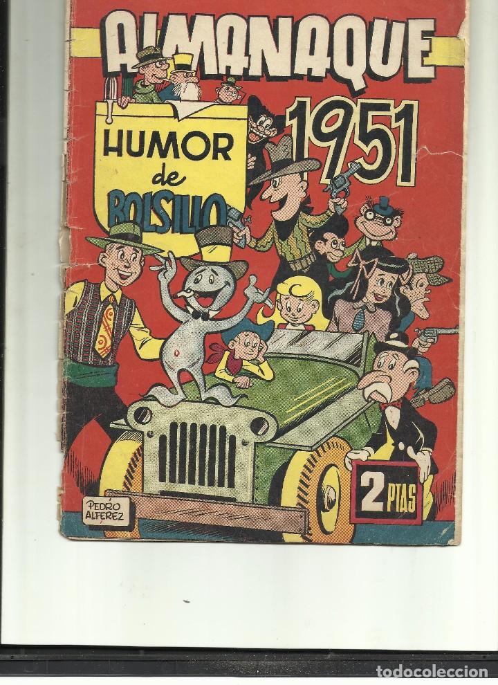 Tebeos: ALMANAQUE DE HUMOR DE BOLSILLO - Foto 1