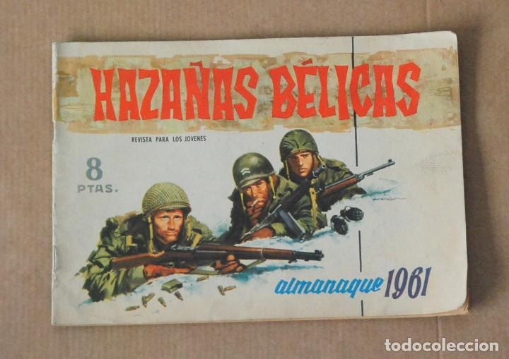 Tebeos: HAZA&Ntilde;AS BELICAS - ALMANAQUE 1961 - EDICIONES TORAY - Foto 1