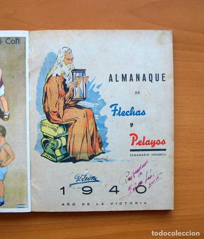 Tebeos: Almanaque FLECHAS y PELAYOS 1940 - Foto 3