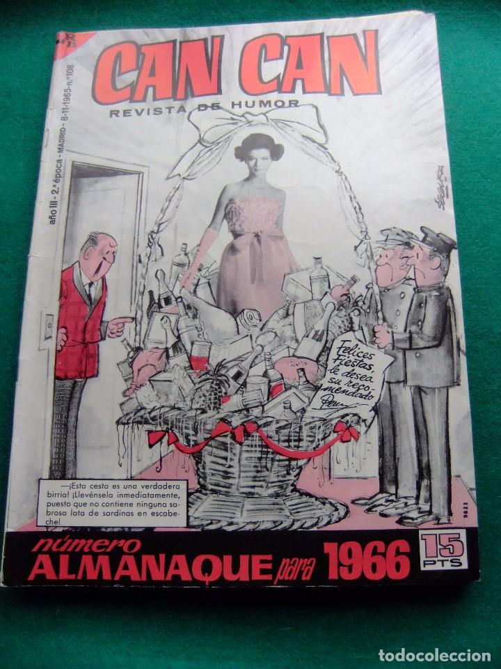 Tebeos: CAN CAN ALMANAQUE PARA 1966 EDITORIAL BRUGUERA - Foto 1