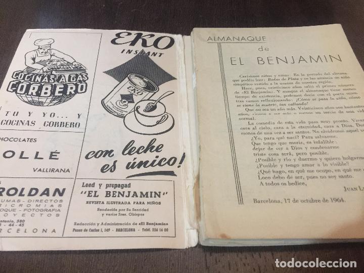 Tebeos: Almanaque EL BENJAMIN 1965 muy curioso, original - Foto 2