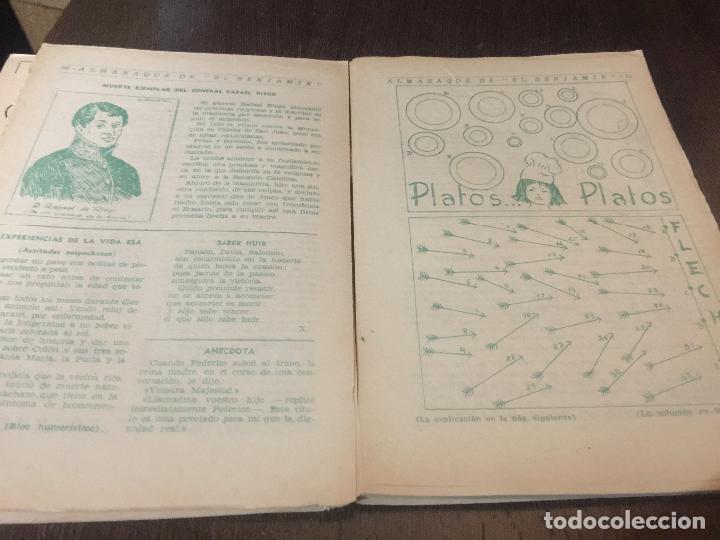Tebeos: Almanaque EL BENJAMIN 1965 muy curioso, original - Foto 3