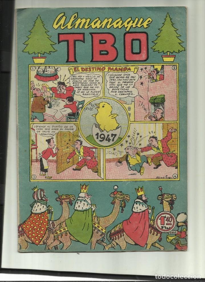 Tebeos: ALMANAQUE T B O  DE 1947 - Foto 1