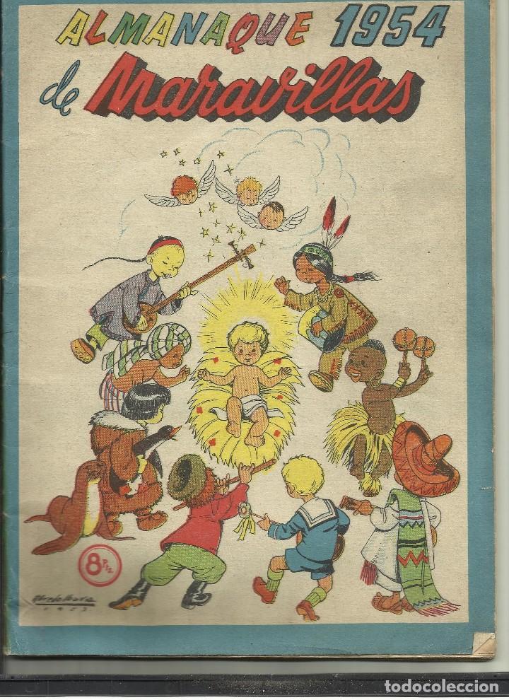 Tebeos: ALMANAQUE DE MARAVILLAS 1954 - Foto 1