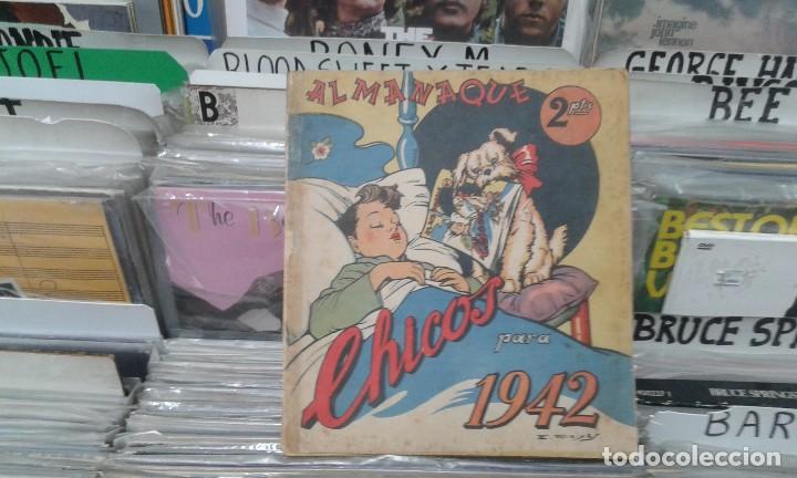 Tebeos: ALMANAQUE CHICOS PARA 1942 - e freixas,muy dificil - Foto 1