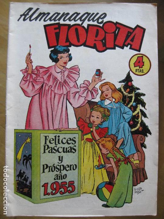 Tebeos: FLORITA - ALMANAQUE A&Ntilde;O 1955 - - Foto 1