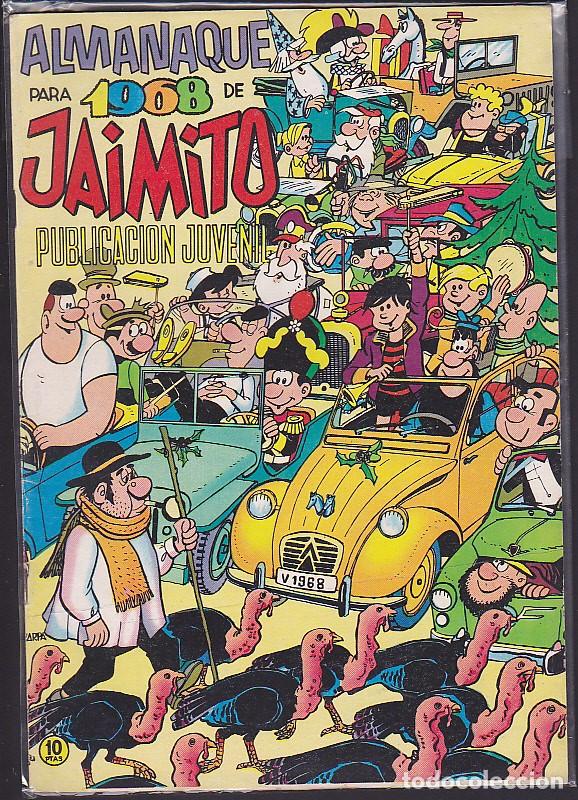 Tebeos: COMIC JAIMITO ALMANAQUE 1968 - Foto 1