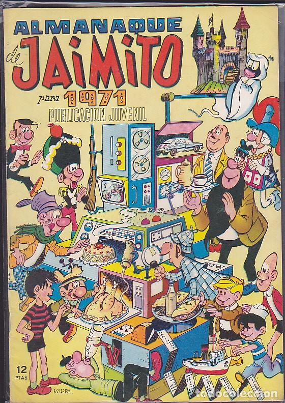 Tebeos: COMIC JAIMITO ALMANAQUE 1971 - Foto 1