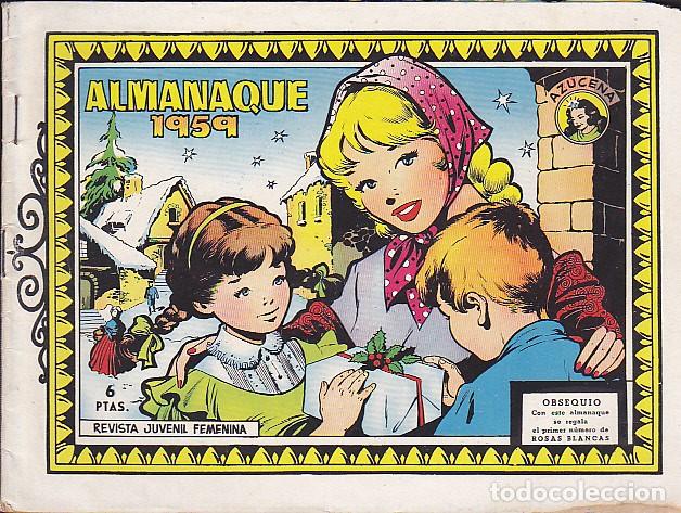 Tebeos: COMIC ALMANAQUE COLECCION AZUCENA 1959 - Foto 1