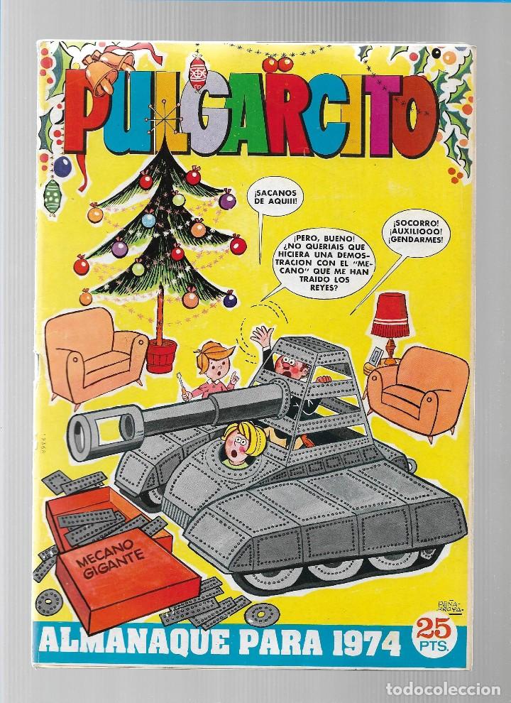 Tebeos: PULGARCITO ALMANAQUE DE 1974 - Foto 1