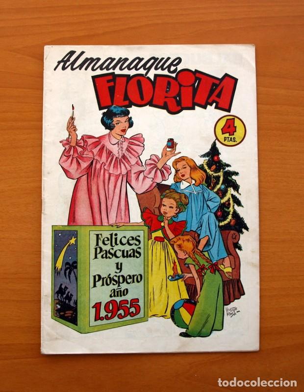 FLORITA - ALMANAQUE 1955 - EDICIONES CLIPER - TAMAÑO 26X18 (Tebeos y Comics - Tebeos Almanaques)
