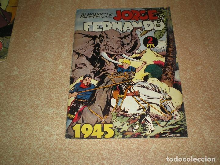 Tebeos: ALMANAQUE DE JORGE Y FERNANDO DE 1945 - Foto 1