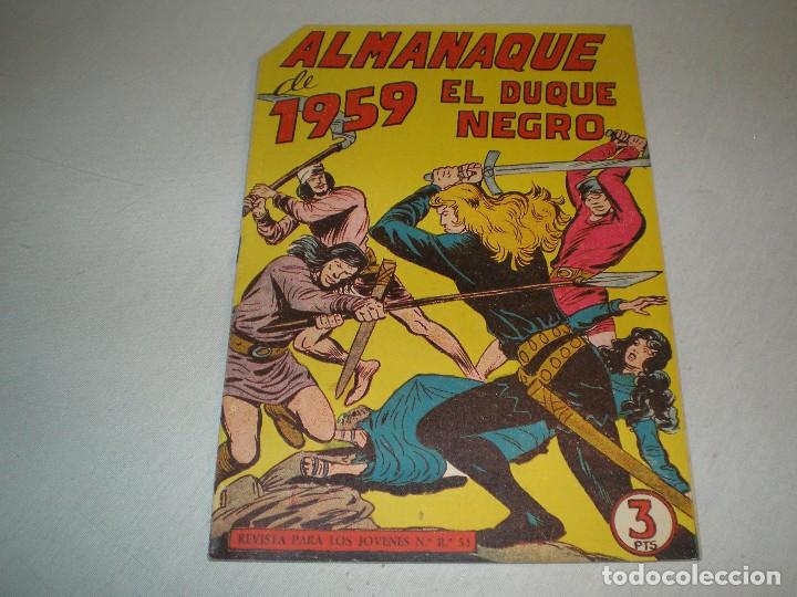 Tebeos: ALMANAQUE DUQUE NEGRO - Foto 1