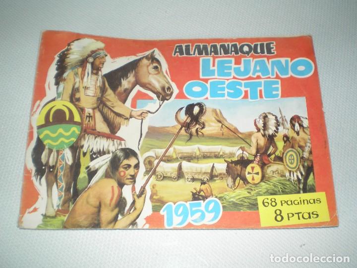 Tebeos: ALMANAQUE DE LEJANO OESTE DE 1959 - Foto 1