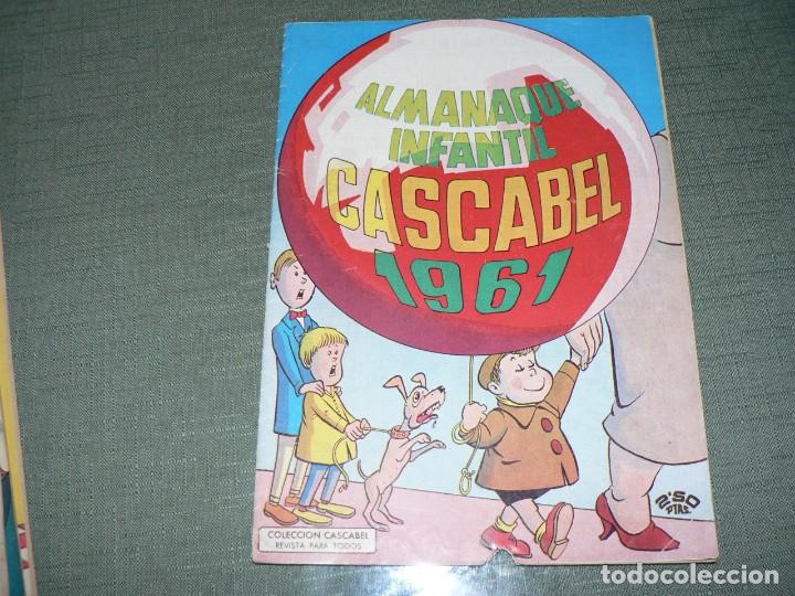 Tebeos: ALMANAQUE INFANTIL CASCABEL 1961 - Foto 1