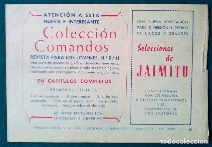 Tebeos: EL SECRETO DE UNA TUMBA - COLECCION COMADOS - Foto 2
