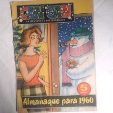 Tebeos: CAN CAN ALMANAQUE AÑO 1960 EDITORIAL BRUGUERA. Lote 140133038