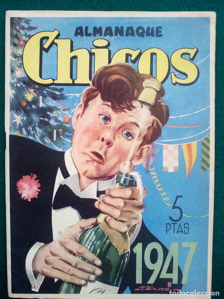 Tebeos: ALMANAQUE CHICOS DE 1947 - Foto 1