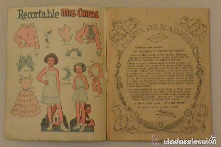Tebeos: ALMANAQUE MIS CHICAS 1950 CON RECORTABLES - Foto 2