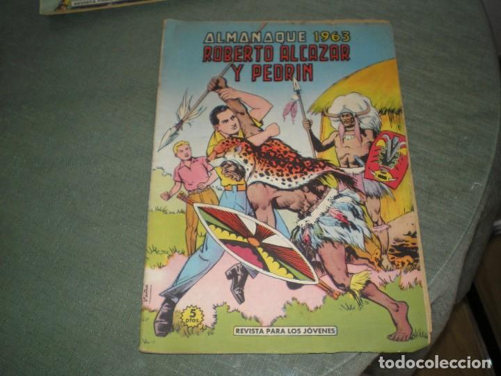 Tebeos: ALMANAQUE 1963 ROBERTO ALCAZAR - Foto 1