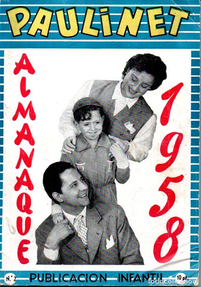 Tebeos: PAULINET ALMANAQUE 1958 - Foto 1
