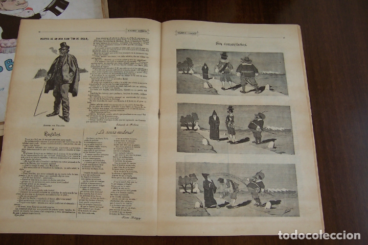 Tebeos: almanaque del madrid c&oacute;mico para 1895 - Foto 2