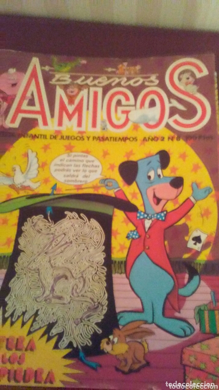 Tebeos: Ejemplar Buenos amigos con historientas y pasatiempos 1981 - Foto 2