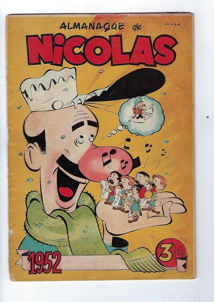 Tebeos: ALMANAQUE - NICOLAS, A&Ntilde;O 1952 ***EDICIONES CLIPER*** - Foto 1