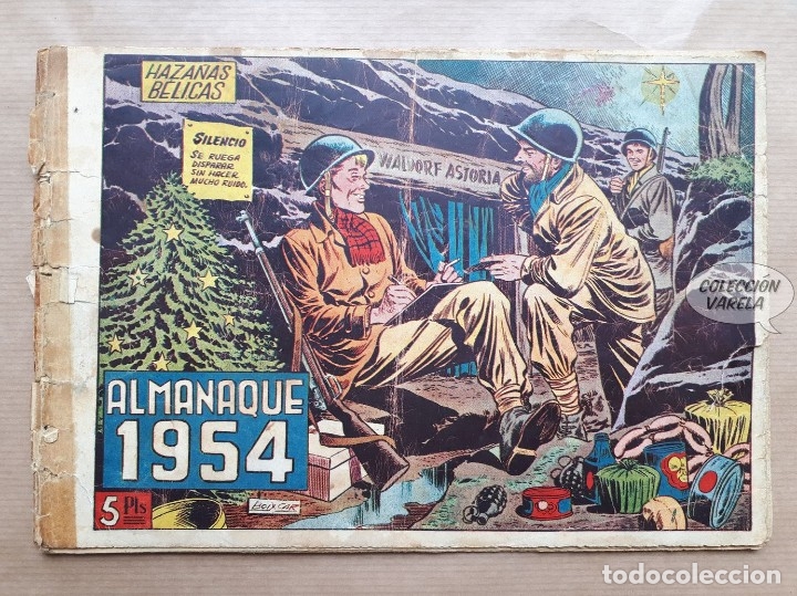 Tebeos: Haza&ntilde;as B&eacute;licas - Almanaque 1954 - Toray - Foto 1