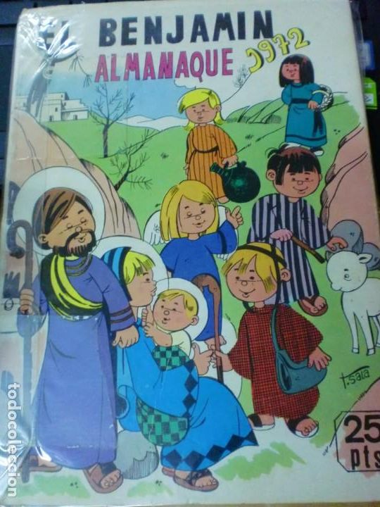 Tebeos: EL BENJAMIN ALMANAQUE 1972 - Foto 1