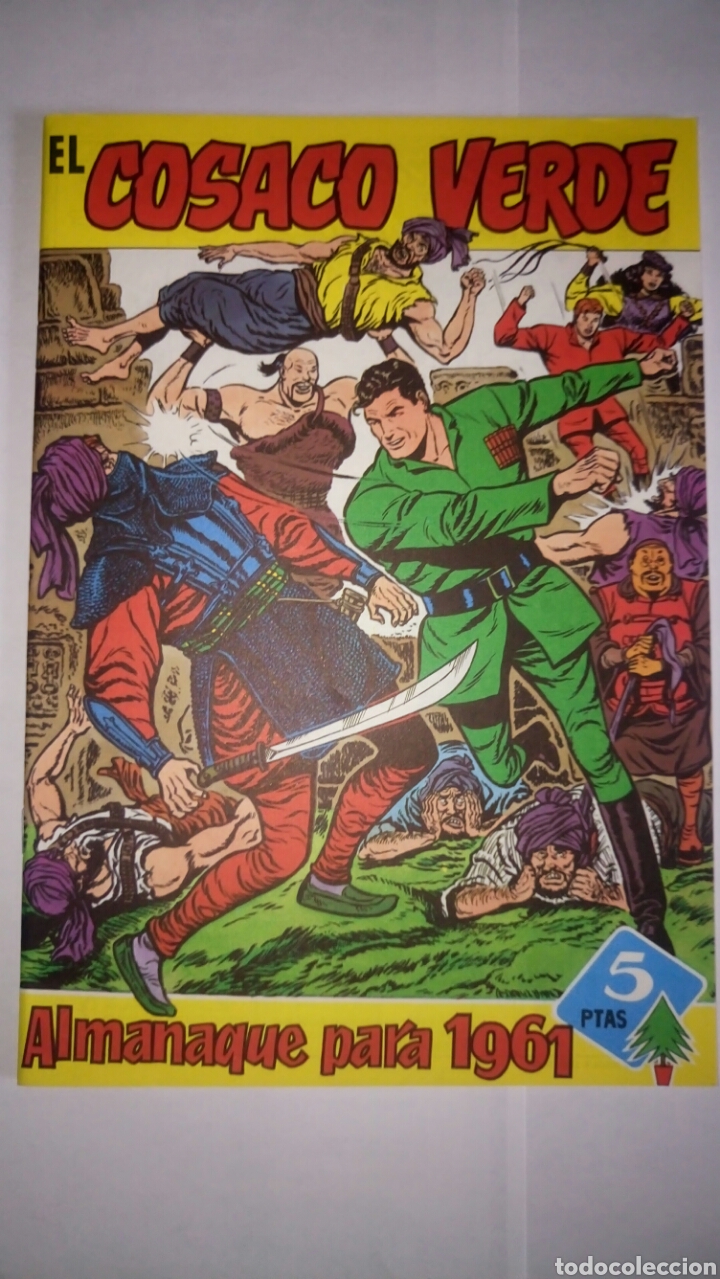 Tebeos: El Cosaco Verde, Almanaque para 1961. Reedicción fascímil. Nuevo.