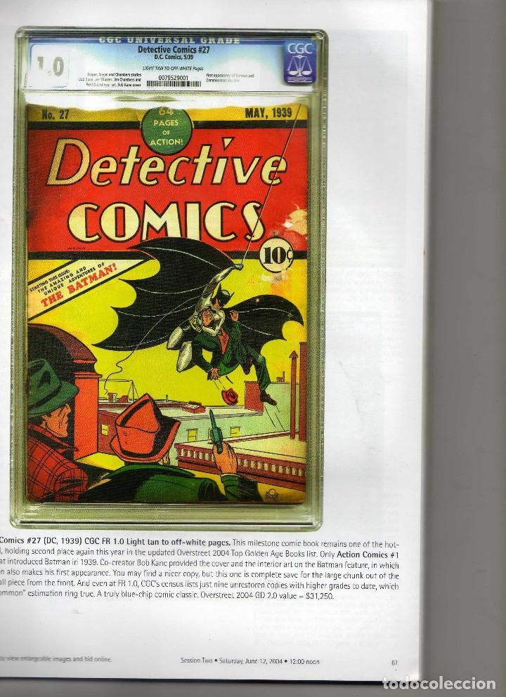 Tebeos: CATALOGO DE SUBASTA DE COMICS CLASICOS AMERICANOS - Foto 2