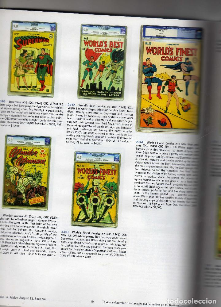 Tebeos: CATALOGO DE SUBASTA DE COMICS CLASICOS AMERICANOS - Foto 2