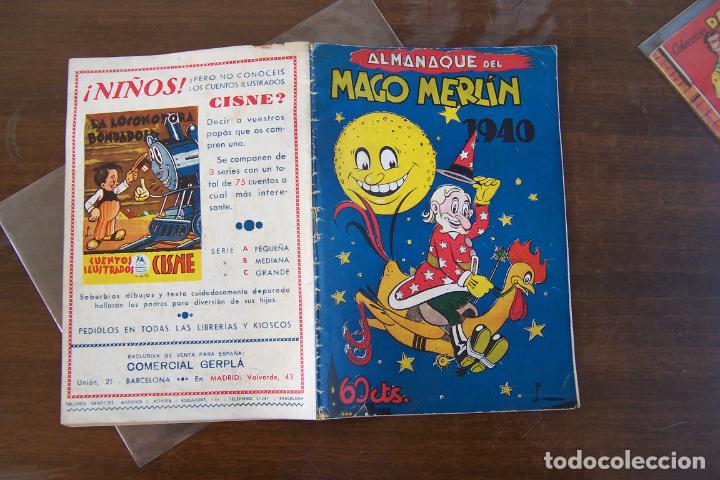 Tebeos: Cisne, almanaque mago merl&iacute;n 1940 - Foto 3