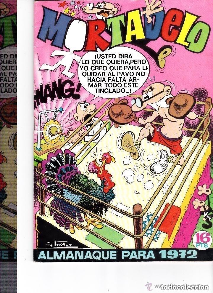 Tebeos: Mortadelo y Filemon Almanaque para 1972 - Foto 1