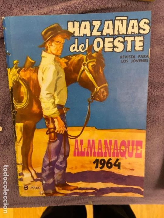 Tebeos: haza&ntilde;as del oeste almanaque 1964 - Foto 1