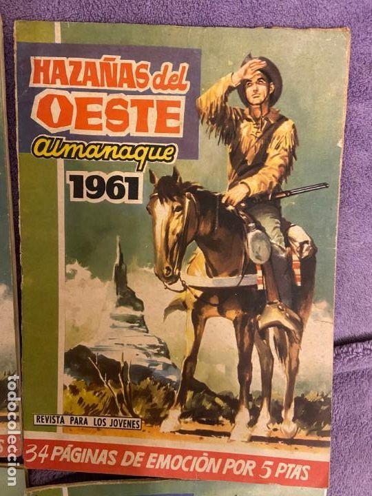 Tebeos: haza&ntilde;as del oeste almanaque 1961 n&ordm; 2 - Foto 1