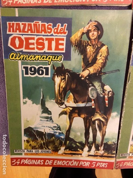 Tebeos: haza&ntilde;as del oeste almanaque 1961 n&ordm; 3 - Foto 1