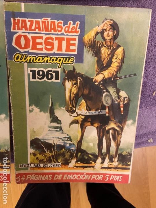 Tebeos: haza&ntilde;as del oeste almanaque 1961 n&ordm; 4 - Foto 1